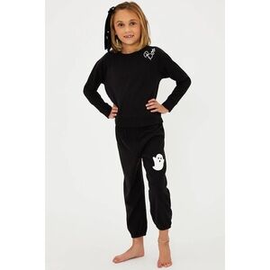 Beach Riot Little Georgie Pant Boo Black